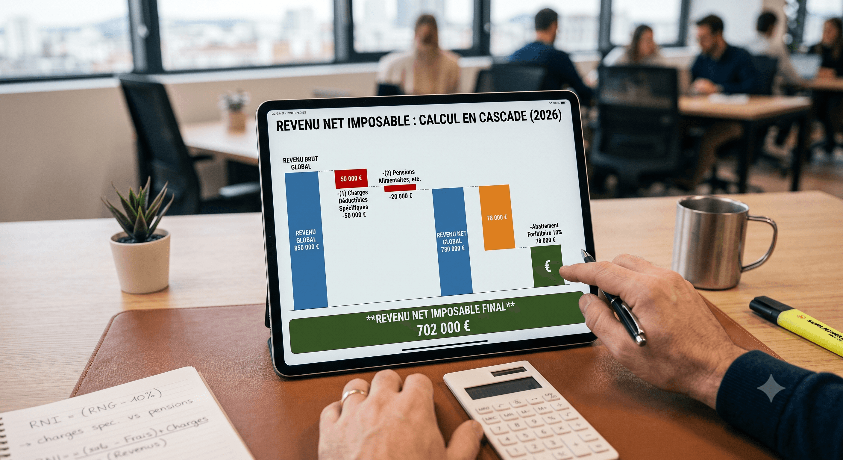 Revenu net imposable 2026 : comment le calculer